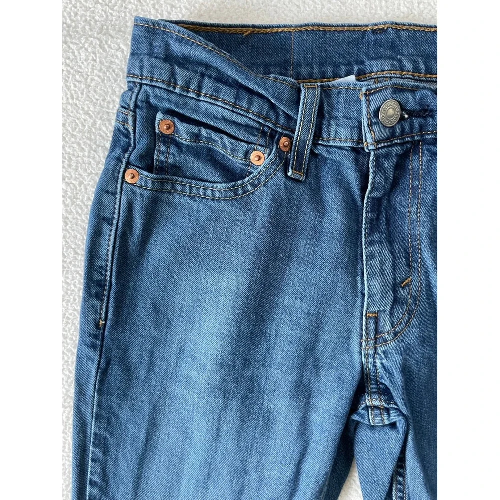 Levi's Mens 28x30 511 Slim Fit Jeans Blue Medium Wash Stretch Denim